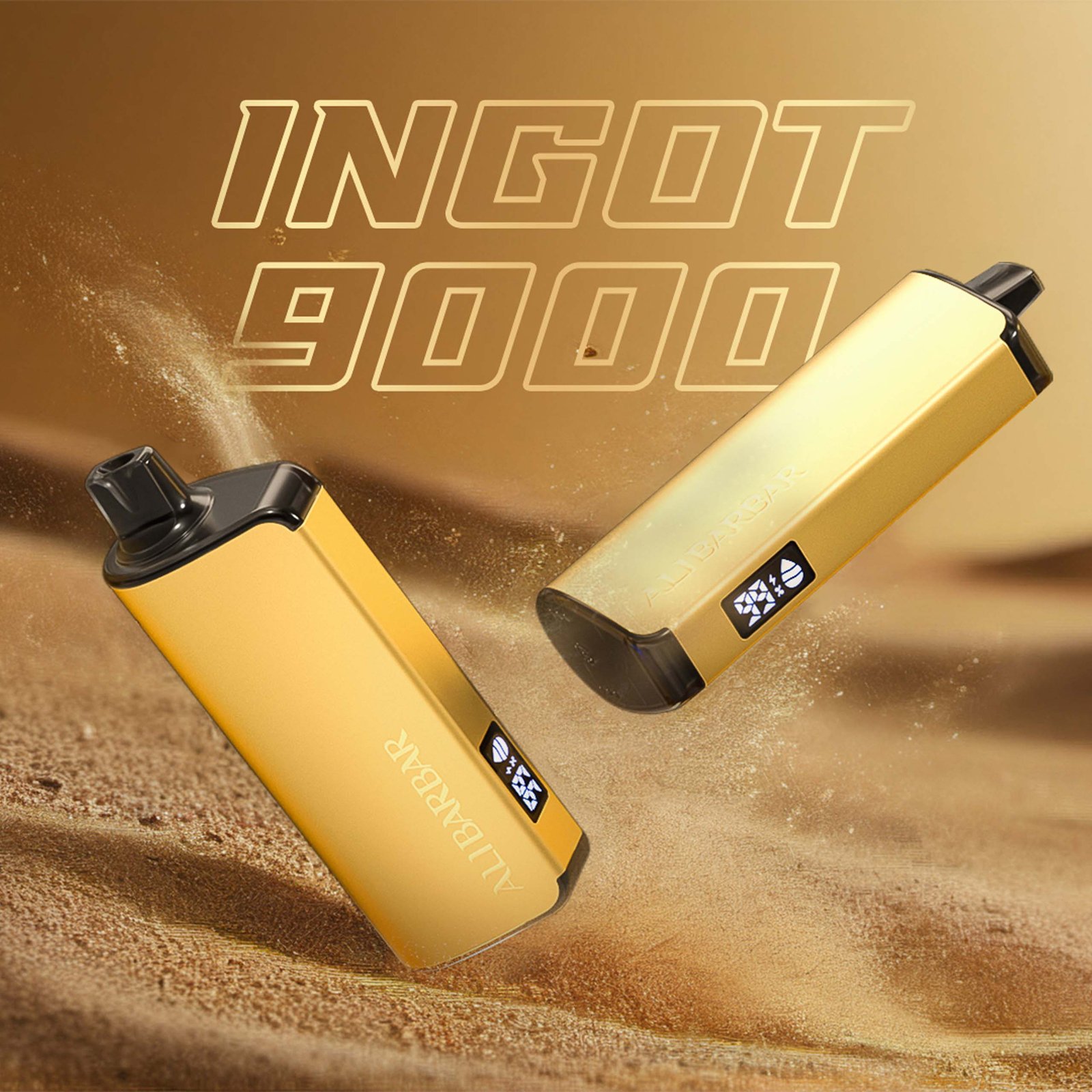 Alibarbar INGOT 9000 Smart LED Screen display, vape battery e-liquid percentage indicator, disposable vape digital screen - Alibarbar Ingot 9000 Disposable Vape – Grape Ice - Alibarbar Ingot ...