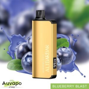 Alibarbar Ingot 9000 disposable vape blueberry blast flavor for adult users