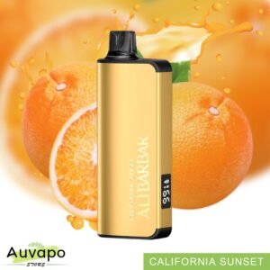 Alibarbar Ingot 9000 disposable vape citrus orange flavor for adult users