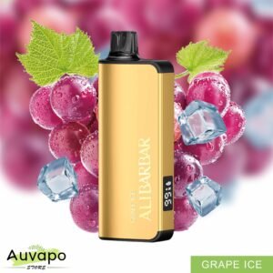 alibarbar ingot 9000 disposable vape – grape ice