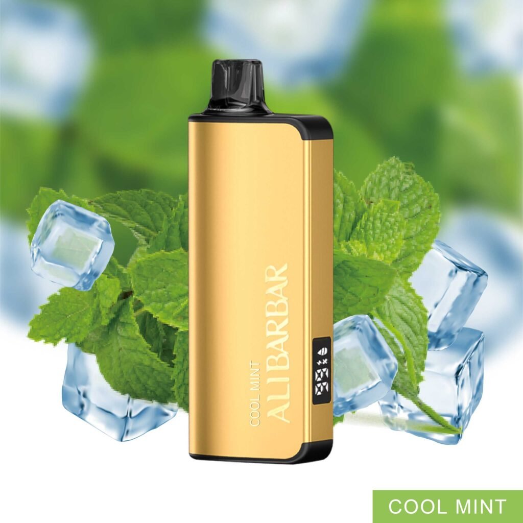 alibarbar ingot 9000 cool mint flavor disposable vape australia local stock