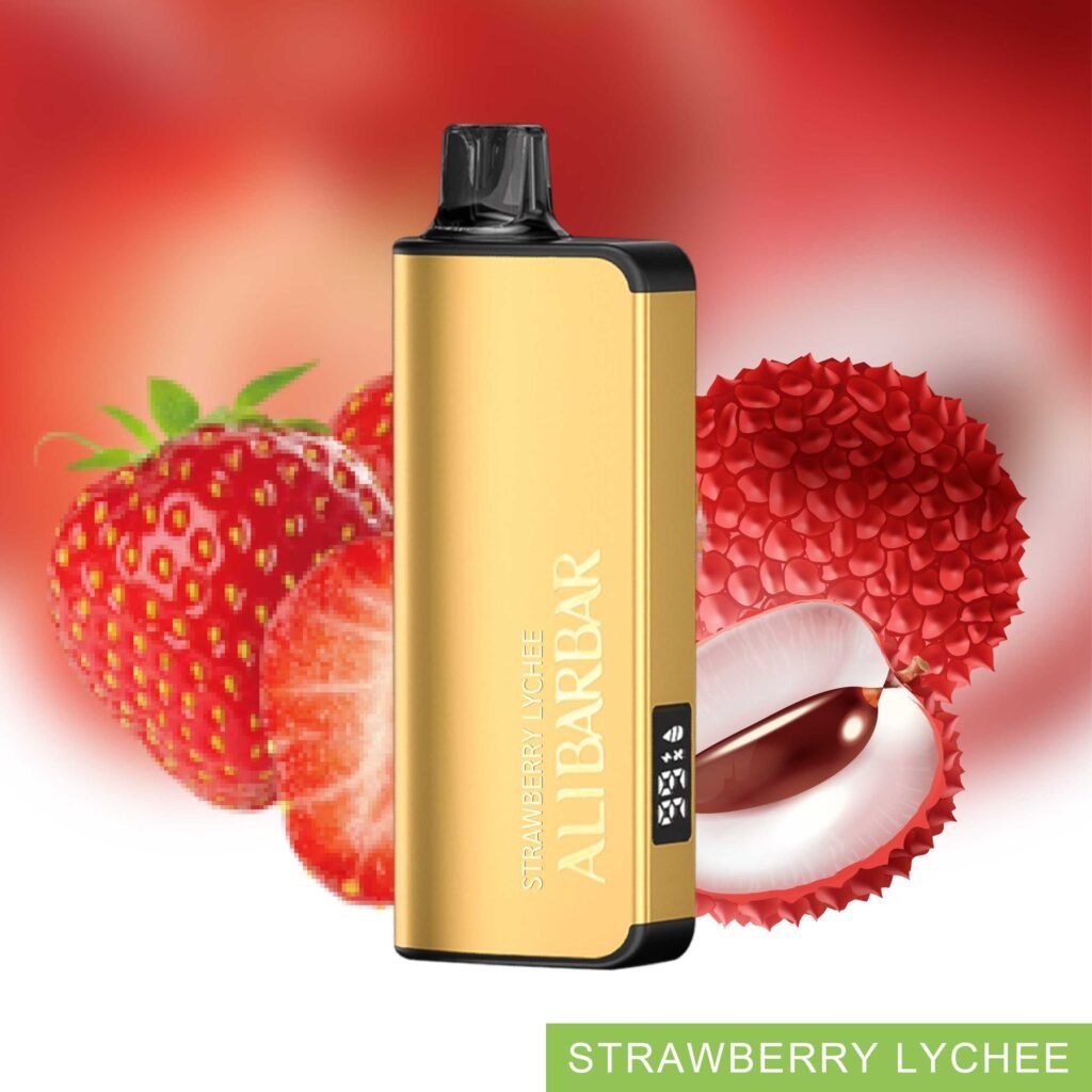 alibarbar ingot 9000 strawberry lychee tropical fruit mix disposable vape